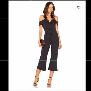 NWT Donna Mizani Bonita Jumpsuit in Black.
